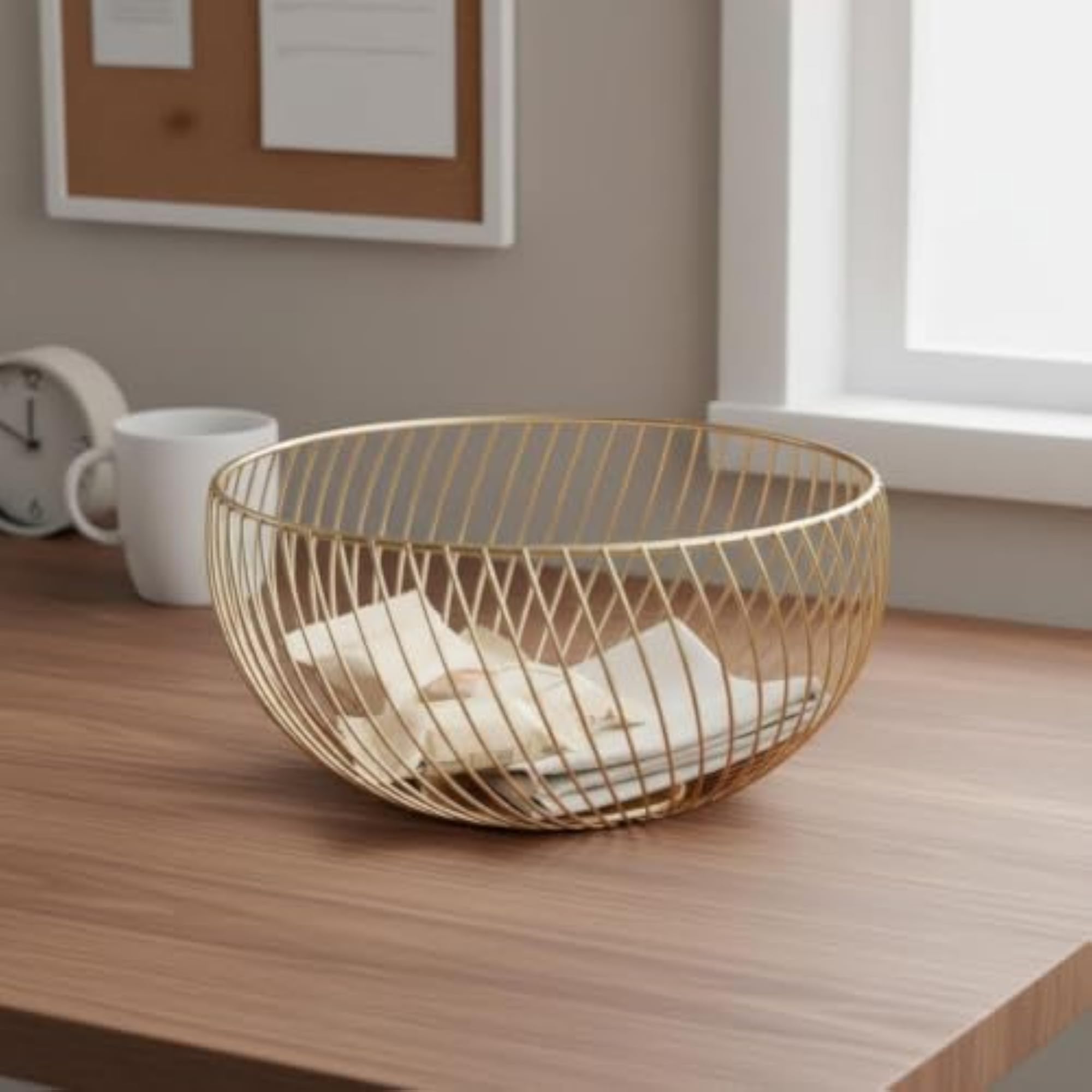 Nordic Design Metal Wire Fruit Basket