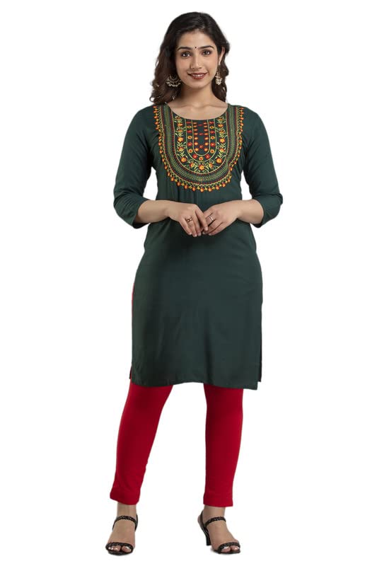 VIRAT Enterprises Women Kurta Sets Women's Rayon Printed Kurti Set Solid Kurta 39