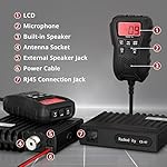 Radioddity CS-47 Small CB Radio, AM/FM, 40-Channel, One Hander Microhone Built-in Speaker Noise Reduction, Large 7-Color Backlit LCD Display, VOX, RF Gain Long-Range for Offroad, Trucker, Backcountry - Image 5