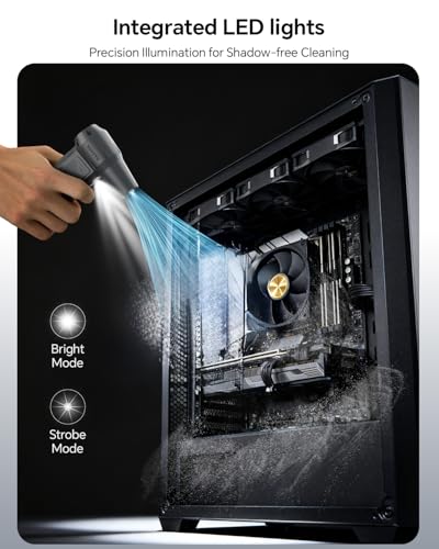 Compressed Air Duster 300000RPM Powerful Electric Air Duster Rechargeable - image 7