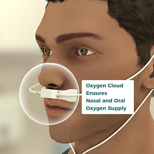 Image of NasalOxy - Advanced Low-Flow Nasal Cannula | Comfort & Efficiency in Oxygen Delivery | COPD, Asthma, Sleep Apnea | Dual Breathing Support | 1 Piece - Ideal for Trial and First-Time Buyers