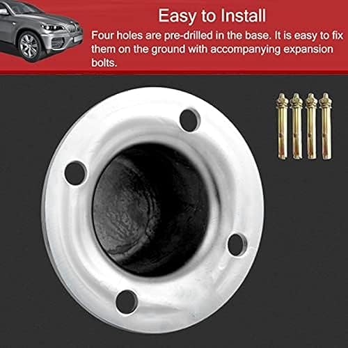 Postes Delineadores De Tráfego Com Base Permanente, Postes De Segurança Industrial Para Estacionamen