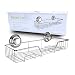 Gecko-Loc Shower Shelf Basket Caddy w Suction Cups Stainless Steel Chrome for Your Bathroom