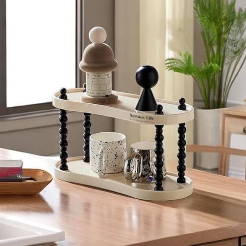 Support de rangement multicouche transparent pour une coiffeuse épurée - 8
