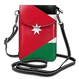 Dimensions du produit : notre sac à bandoulière imprimé drapeau jordanien mesure 19,2 x 12,5 cm, adapté à divers scénarios tels que les activités de plein air et les voyages