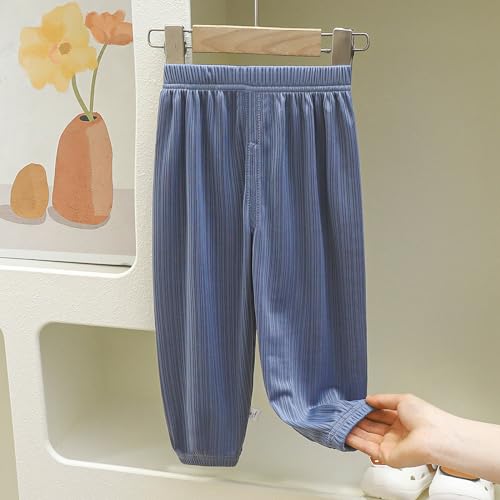 Boys Quick-Dry Sports Pants for Kids Lightweight Breathable Loose Fit Elastic Waist Cuffed Hem Perfect for2