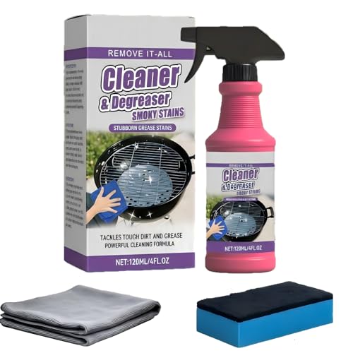 Fast-Acting Heavy-Duty Grill Degreaser Spray, 2026 Upgrade Heavy Duty Grill