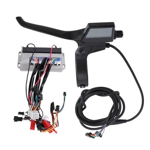 Advanced Heat Dissipation Design: The electric bike controller kit features a grooved aluminum alloy shell that efficiently dissipates heat during long rides, preventing overheating and ensuring stable performance of internal circuits even under heavy load or high speed, so your e-bike or scooter runs smoothly without unexpected shutdowns.