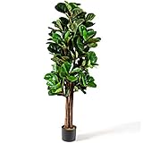 arbol artificial exterior 【No requiere ensamblaje】 Este árbol artificial viene con 180 hojas. Una vez recibido, lo único que tienes que hacer es sacarlo de la caja y orientar las hojas como desees. No se requieren herramientas adicionales durante todo el proceso.