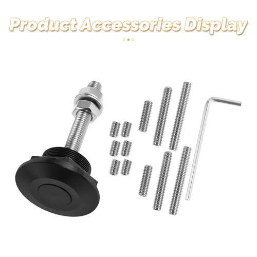 Clips de plaque d'immatriculation et goupilles de fixation de capot SUV