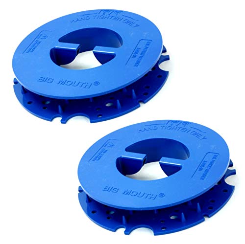 Centering Device - Blue Big Mouth - Quantity 2 - Right Hand Thread - Replacement