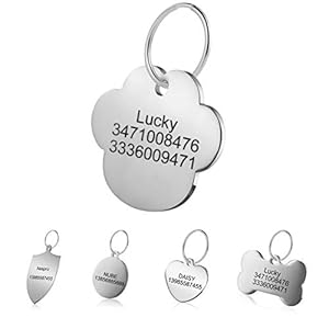 LYL Premium personalisierte Haustier Hundemarke