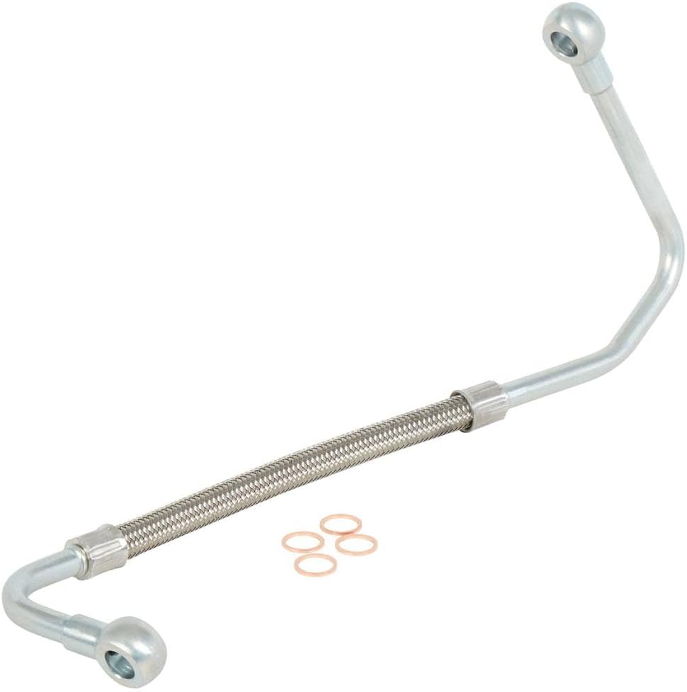 Rareelectrical Turbo Oil Line For 2005 Chevy Silverado 2500 97303635