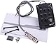 Nicoone 3-Band-Gitarrenvorverstärker Equalizer für Akustikgitarren-Equalizer Eine Bord Des Preamp-Pickup-Tuner