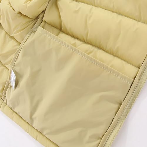 Hotfiary Toddler Girl Boy Outerwear Vests Winter Sleeveless Jackets Teens Sports Warm Puffer Vest Kids Packable Outfits 2-14Y3