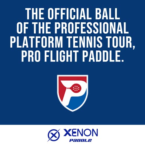 Xenon Platform Tennis Ball | Bright Yellow For High Visibility | Apta Approved | 2 Balls Per Sleeve #TOP4