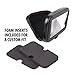 USA Gear Waterproof Motorcycle Phone Mount - Handlebar GPS Bike Phone Holder with 360 Degree Viewing - Compatible with Garmin Drive, DriveSmart, Zumo, Tomtom Go Comfort, and More 6.75 Inch GPS