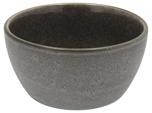 BITZ 821122 cuenco Cuenco de postre Alrededor Cerámica Gris - Cuencos (Cuenco de postre, Alrededor, Cerámica, Gris, 220 °C, 12 cm)