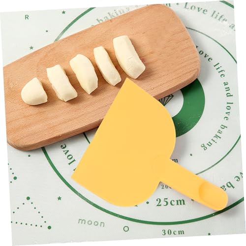 KICHOUSE Dough Scraper 3-Pack with Spoon Handle 6.49X4.72In Non-Stick Plastic Dough Cutter Kitchen Gadget for Baking Pizza Bread Cake Preparation by KICHOUSE - Image 9