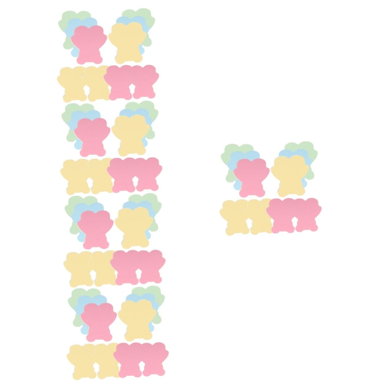 Blocs-notes transparents ours avec support papier et onglets adhésifs pour notes repositionnables - 8