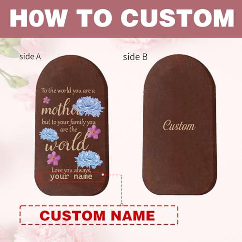 Image of ASTARIN Personalized from Daughter Son, Birthday Gift Wind Chimes for Mom Grandma Wife, Wind Chime Thank You Gift for Women Home Yard Garden Outdoor Decor