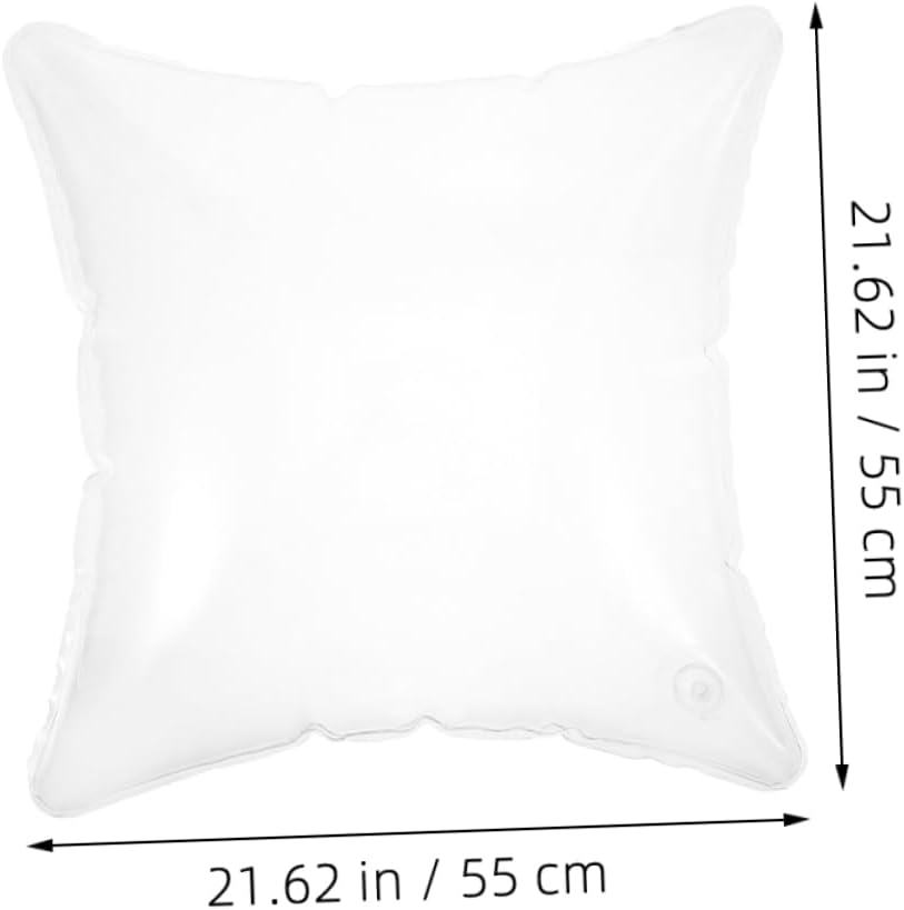 Inflatable Travel Pillow for Camping Long Back Support Cushion Portable Air Filled Lumbar Pillow Compact Foldable Design for Outdoor Use