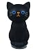 Cat Toothbrush stand holder Black ME185 by Meiho
