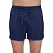 Intimo Men's Classic Silk Boxers, Dark Navy, Large