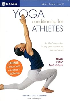 DVD Yoga Conditioning for Athletes with Rodney Yee Deluxe DVD Edition Book