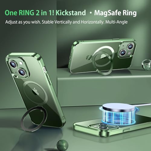 Coque magnétique iPhone 13 Mini fine transparente antichoc compatible MagSafe - 2