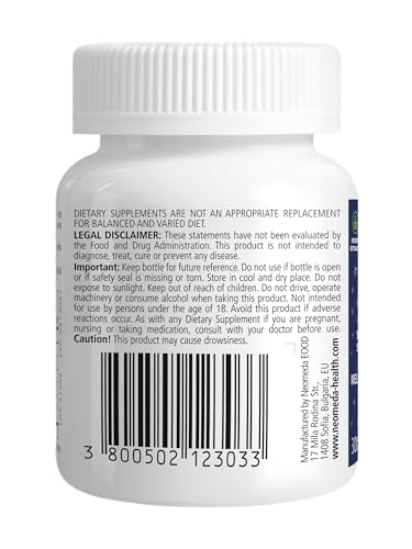 Neomeda Melatonin Sleep Herbal Blend - Natural Sleep Aid with 5mg Melatonin + Valerian, Chamomile, Passion Flower & Peppermint - Drug-Free Sleep Supplement, 30 Capsules - Image 4
