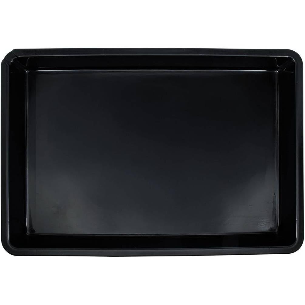 D-Work - Bandeja multifunción (42 L, 88 x 60 x 11 cm), color negro, boquilla para vertedero, práctica y resistente,