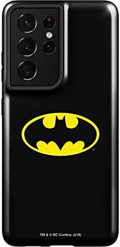Skinit Pro Phone Case Compatible with Samsung Galaxy S21 Ultra 5G - Officially Licensed Warner Bros Batman Official Logo Design