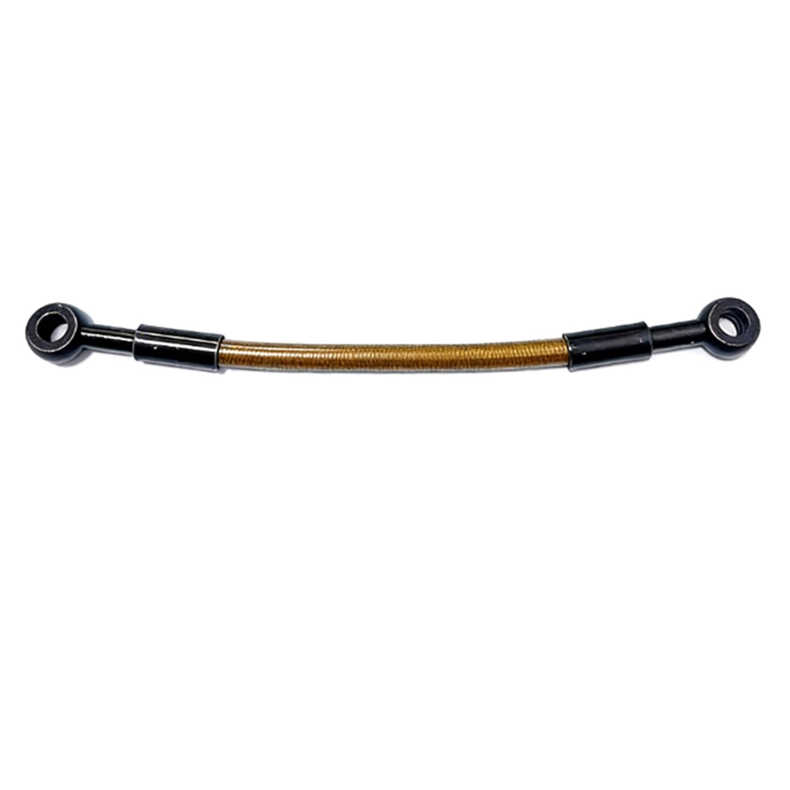 Kmwshan One Color Motorbike Brake Line M10 Brown 0°-0° Motorcycle Hydraulic Brake Hose Cable Line Stainless Steel Braided Oil Pipe 10Cm-500Cm Accessories(330Cm)