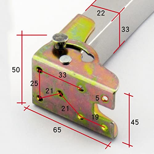 Pieds de table pliables télescopiques à hauteur réglable - 2