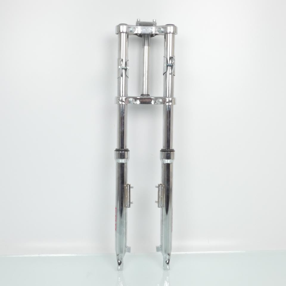 Fourche EBR MBK 51 Kansas rigidité et finition chrome pour mobylette - 3