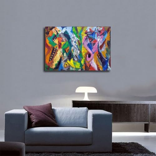 Impression sur toile Ernst Wilhelm Nay | Décoration murale design