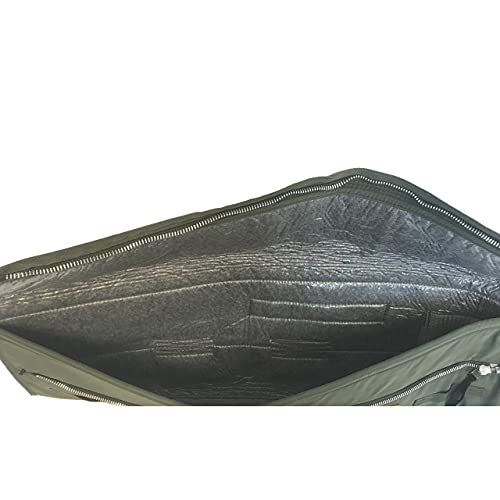 Genuine Military Surplus Gi Parachutist's Individual Weapon Case, Rugged Nylon Lined With Felt And Wool #TOP3