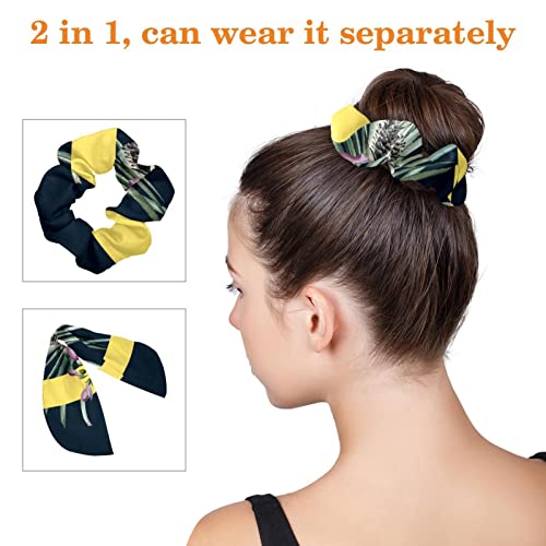 Chouchous pour queue de cheval et accessoires cheveux fleuris oreilles de lapin
