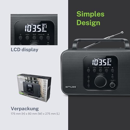 MUSE Radio piles ou secteur M091R - vue 8