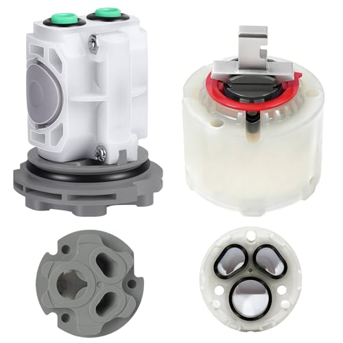 M952100-0070A Pressure Balancing Unit and 023529-0070A Cartridge Compatible with American Standard Valve Shower Cartridge Replacement Kit for Tub and Shower Faucet Valves