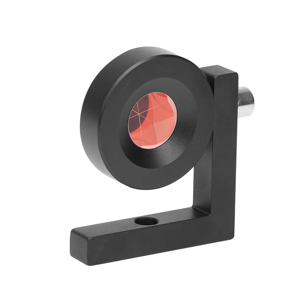 Sarini Mini Prisma a Tunnel da 90 Gradi L Bar Prisma di misurazione ad Angolo retto Placcato in Rame per apparecchiature di rilevamento della Stazione Totale Mini Prisma di precisione Compatto