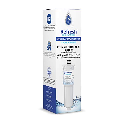 Filtre à eau Bosch 640565 Refresh éliminez le goût de chlore de votre réfrigérateur