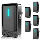 2026 New Plug in Air Purifier with Negative Ion Generator,Air Ionizers for Home & Dust Mites,Quiet Odor Eliminator for Bedroom,Office,Kitchen,Portable Air Freshener for Pet Odor,Smoke,Dust (6 Pack)