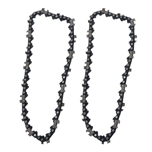 Catena per Motosega da 2 Pezzi, Accessori per motoseghe elettriche Piccole, Catena a 36 Maglie da 6 Pollici, per Mini motoseghe elettriche Portatili, per Taglio di Rami
