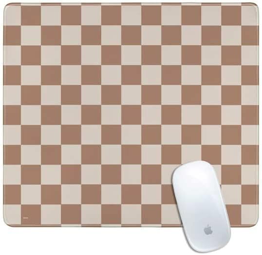 Skinit Extra Large Gaming Mouse Pad - Black Grid Design with Stitched Edges, Waterproof, Non-Slip Rubber Base, Desk Mat for Keyboard & Mouse, 35.75" x 15.4" inches