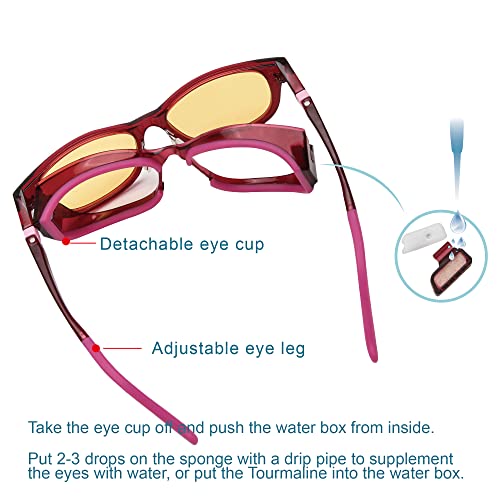 Image of Dry Eyes Relief Eyeglasses (Children Red)