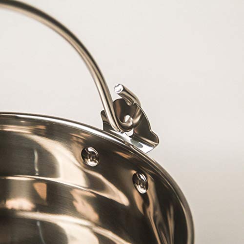 JIAQUAN-SHOP Eiseimer,Eiswürfelbehälter Multifunktionaler großer Jam-Eimer Edelstahl EIS Eimer Tragbarer EIS Eimer Hotel… – Bild 4