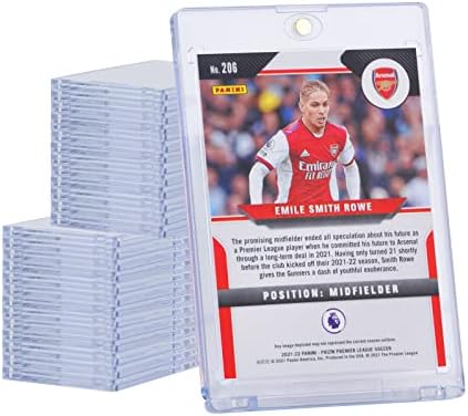 25 Pack Magnetic Card Holder /35PT Hard Acrylic Case for Trading Cards, Baseball Cards,Game Card,and Sports Cards - Standard Size Card Protector