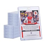 25 Pack Magnetic Card Holder /35PT Hard Acrylic Case for Trading Cards, Baseball Cards,Game Card,and